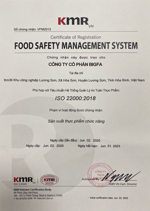 giấy chứng nhận joymax rx